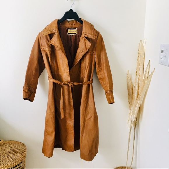 Suburban Heritage Jackets & Blazers - Vintage 70s Suburban Heritage Genuine Leather Coat
